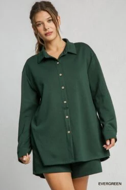 Button Down Playsuit 8 Button Down Playsuit -Women Fashion C4014 5p