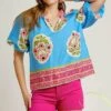 Boho Embroidered Blouse -Women Fashion C4973 l4