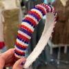 Patriotic Seed Bead Headband -Women Fashion C9800EAC 288A 494F A994 62FAF83DE181
