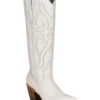 Corral Boots Tall White Pattern And Inlay Boot -Women Fashion COR 0010 Z5074 boot 03 jpg