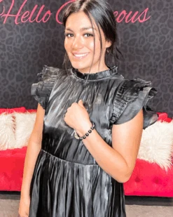 Chain Link And Bead Stretch Bracelet 9 Chain Link And Bead Stretch Bracelet -Women Fashion ChainLinkandBeadStretchBracelet