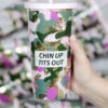 Chin Up Tits Out Glitter Tumbler -Women Fashion ChinUpTitsOut c6a22511 46b1 4e1b bce6 597f7caafefe