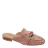 Clingy Blush Faux Suede Mule -Women Fashion Clingy BlushFauxSuede
