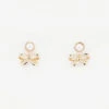 Pearl Stud Bow Earrings 2 Pearl Stud Bow Earrings -Women Fashion DOE4632GD