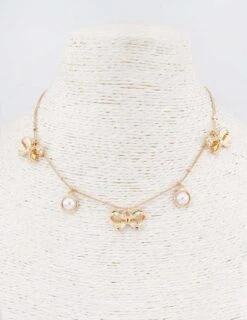 Bow Charm Necklace