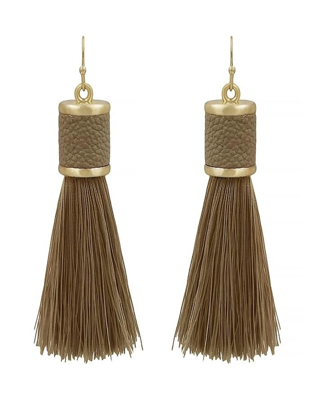 Leather Tassel Earring 4 Leather Tassel Earring - Image 2