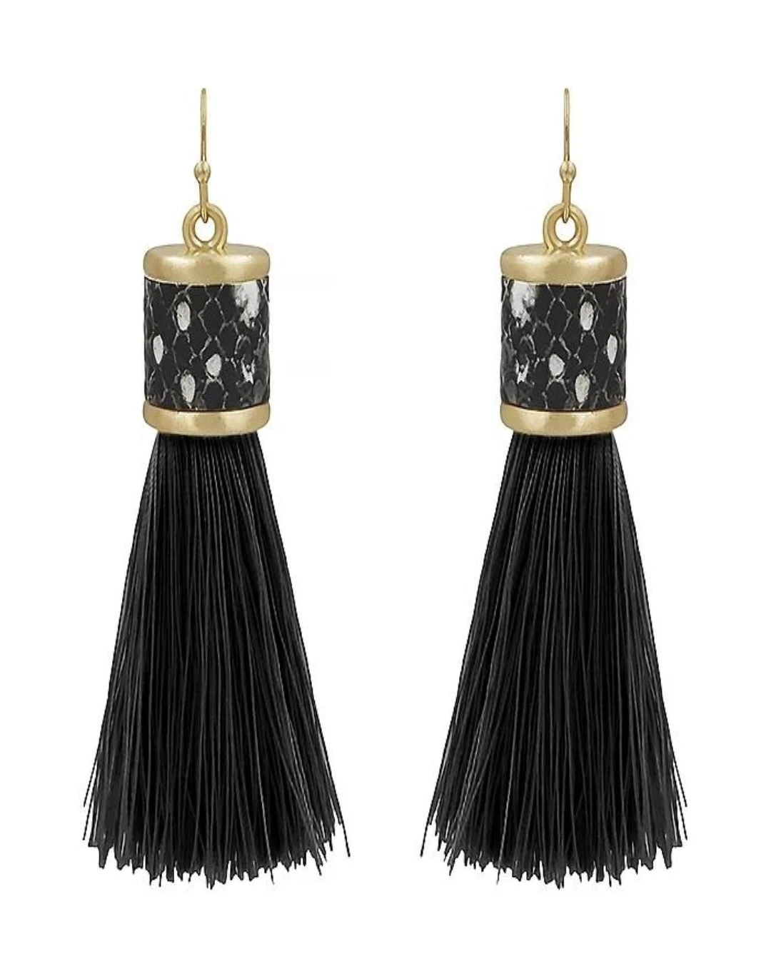 Leather Tassel Earring 5 Leather Tassel Earring - Image 3