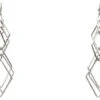 Layered Diamond Earring 1 Layered Diamond Earring -Women Fashion E 2922S ME90834RD 2T