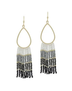 Ombre Seed Bead Earrings