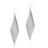 Mesh Diamond Shape Earrings