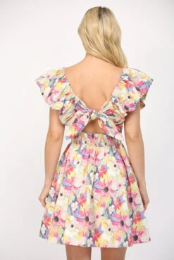 Pleated Mini Dress 7 Pleated Mini Dress -Women Fashion FD35205PINKMULTI 10