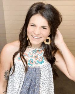 Geometric Raffia Earrings -Women Fashion GeometricRaffiaEarrings