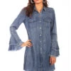 Scully Denim Yoke Shirt Dress 2 Scully Denim Yoke Shirt Dress -Women Fashion HC619 preview