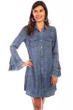 Scully Denim Yoke Shirt Dress