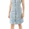Scully Embroidered Sleeveless Dress -Women Fashion HC955 BLU preview