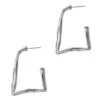 Hammered Square Earrings 2 Hammered Square Earrings -Women Fashion HE4043RH