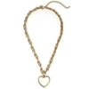 Heart U Necklace 2 Heart U Necklace -Women Fashion HN5155GD