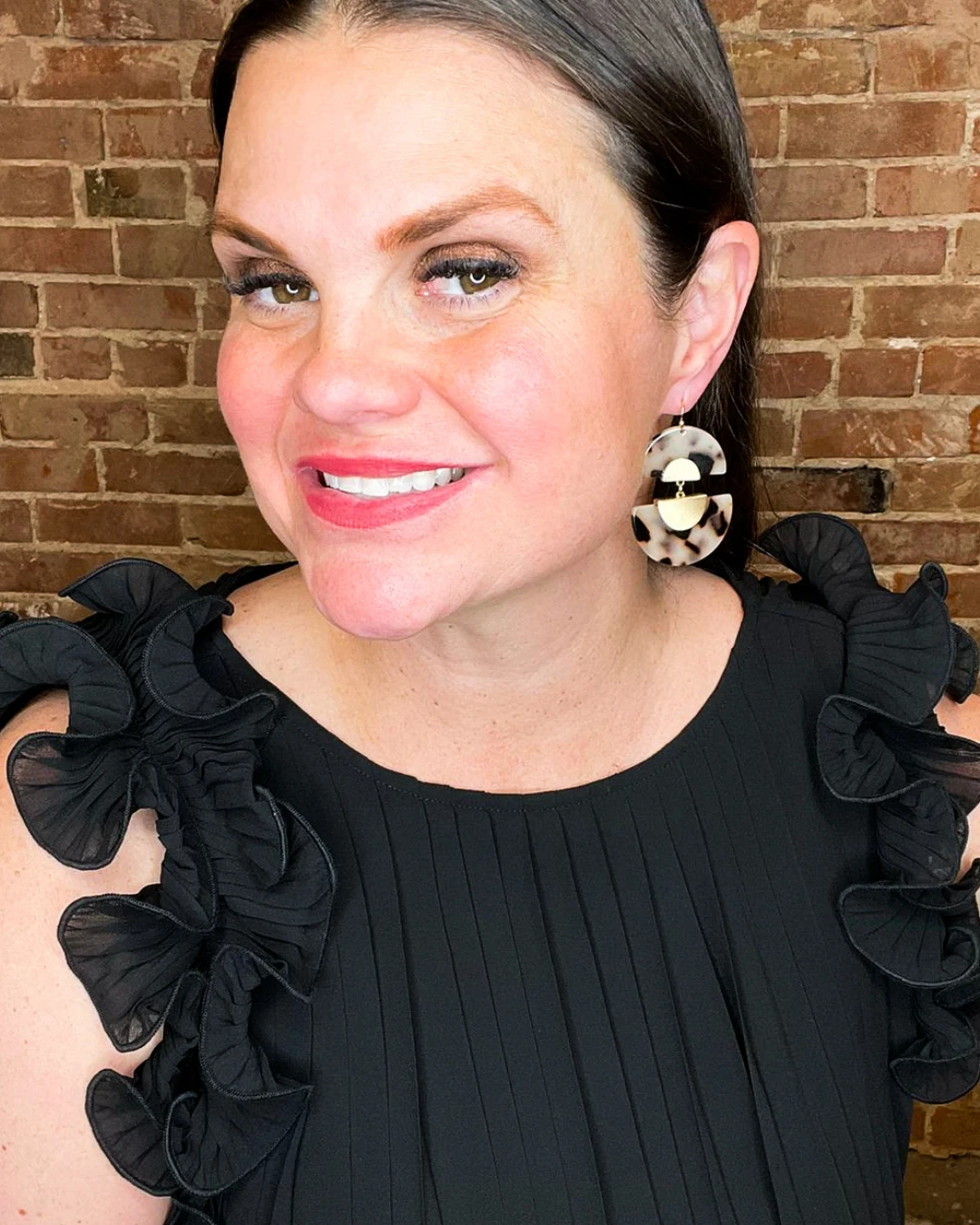 Half Moon Acrylic Earrings 8 Half Moon Acrylic Earrings - Image 6