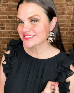 Half Moon Acrylic Earrings