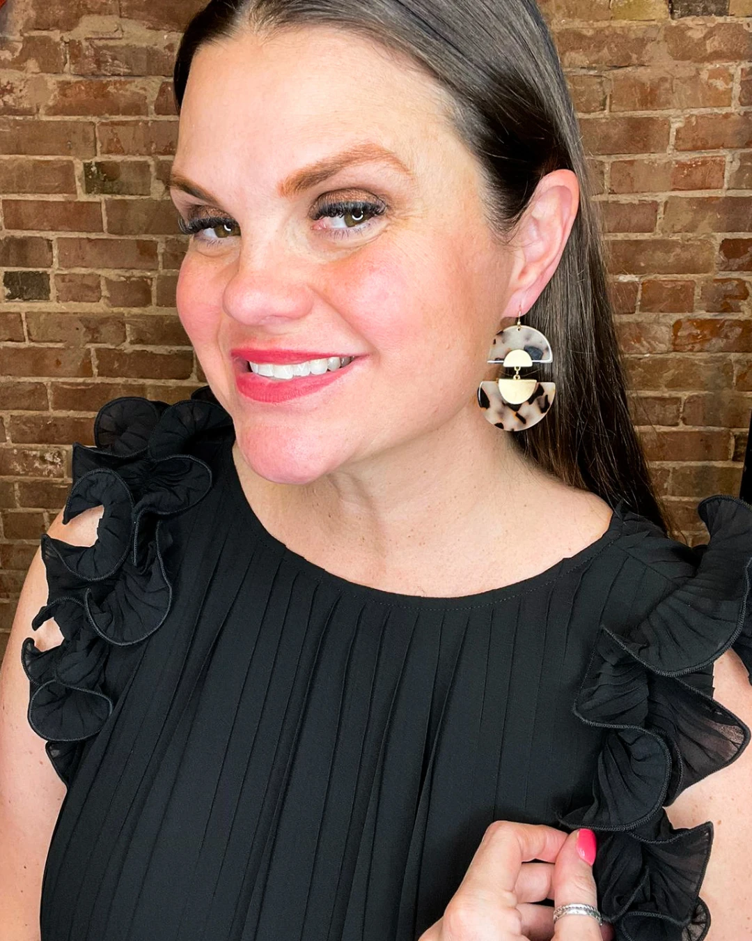 Half Moon Acrylic Earrings 3 Half Moon Acrylic Earrings