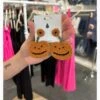 Seed Bead Pumpkin Post Earrings 1 Seed Bead Pumpkin Post Earrings -Women Fashion IMG 4339