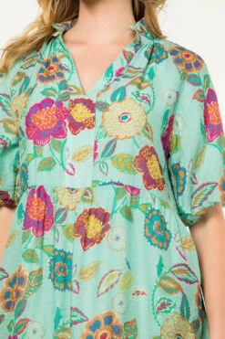 Puff Sleeve Floral Dress -Women Fashion IMG 0091 8f2693fc 39aa 4ccb 828f 74cc68c9f9d2