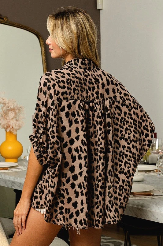Leopard Print Dolman Top 4 Leopard Print Dolman Top - Image 2