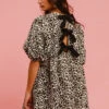 Denim Leopard Back Tie Dress 1 Denim Leopard Back Tie Dress -Women Fashion IMG 0139