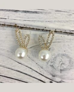 Bunny Pearl Earrings