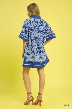 Scallop Tunic Dress 7 Scallop Tunic Dress -Women Fashion K0266 3w