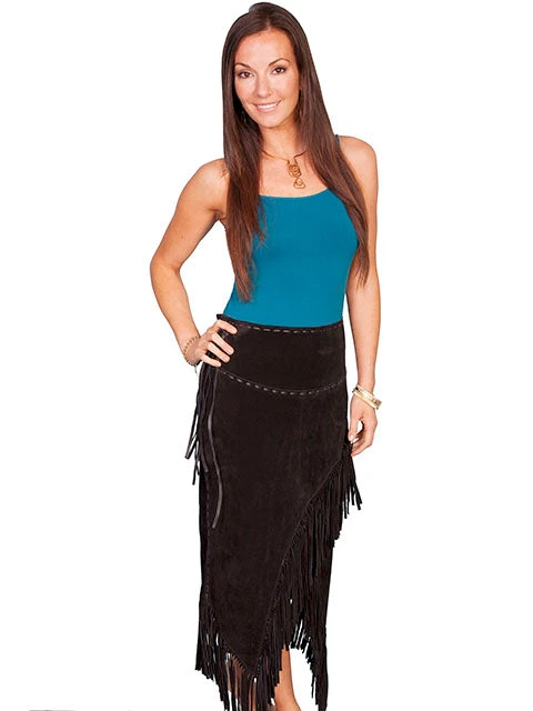Scully Wrap Around Fringe Skirt 4 Scully Wrap Around Fringe Skirt - Image 2