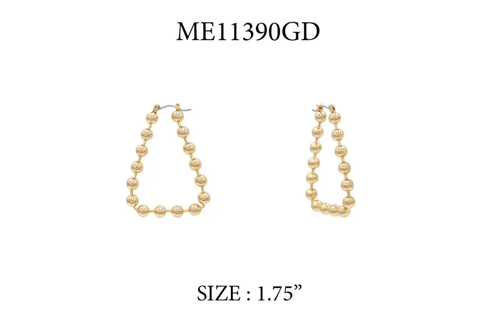 Ball Beaded Earrings 3 Ball Beaded Earrings