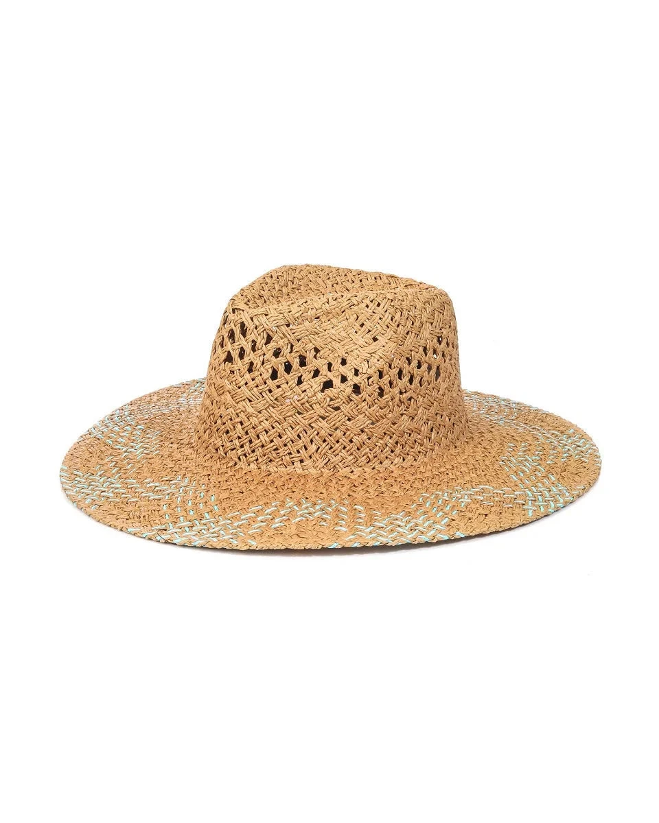 Two Tone Brim Woven Sunhat 3 Two Tone Brim Woven Sunhat