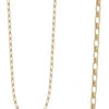 Gold Link Necklace -Women Fashion MNE1230GD