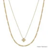Cross Necklace 1 Cross Necklace -Women Fashion MNE1373GD