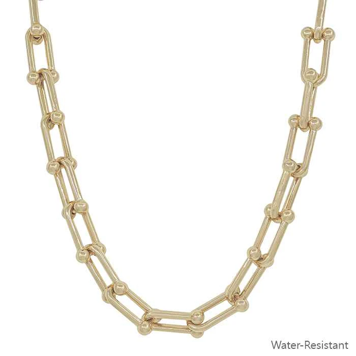 Chunky Oval Chain Necklace 3 Chunky Oval Chain Necklace