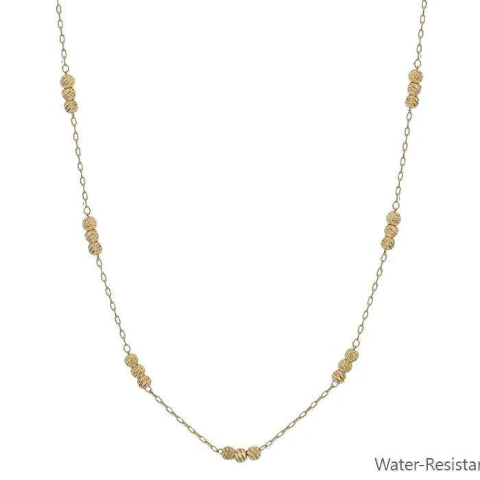 Three Beaded Necklace 3 Three Beaded Necklace