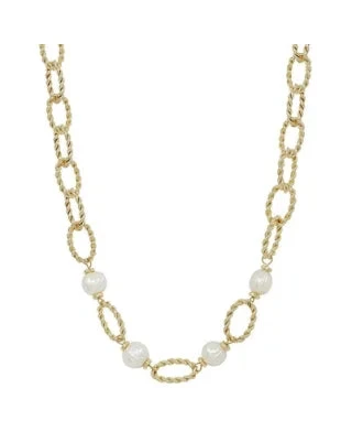 Textured Open Chain Necklace 7 Textured Open Chain Necklace - Image 5