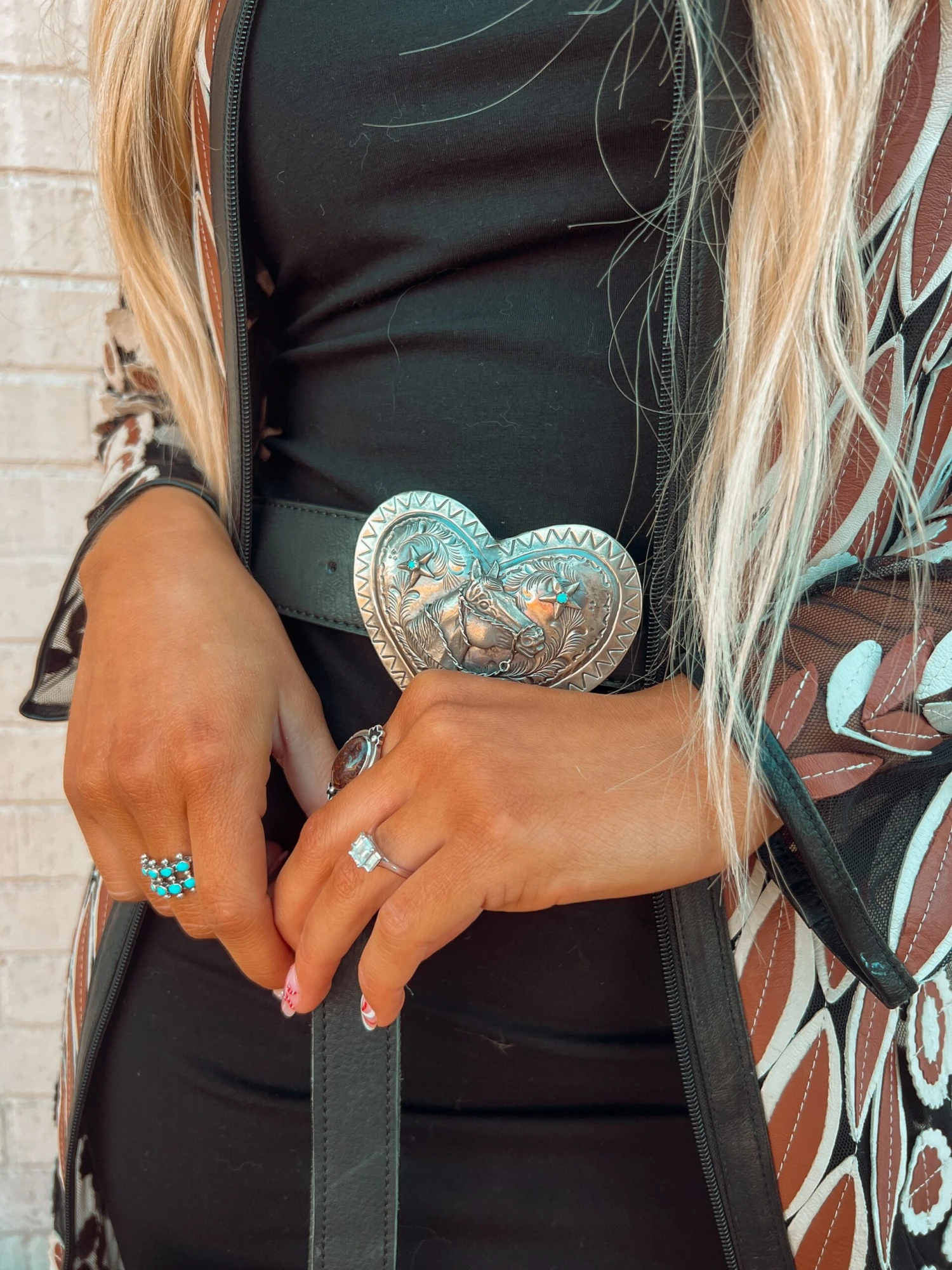 Heart & Horse Belt Buckle 4 Heart & Horse Belt Buckle - Image 2