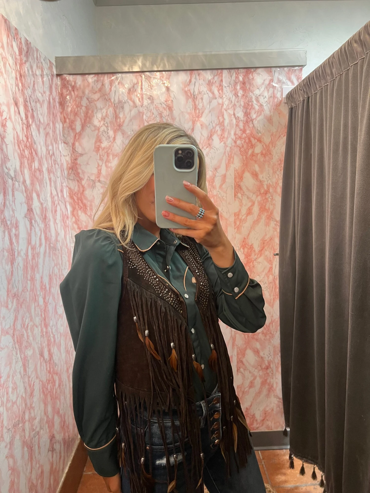 Fringed Feather Vest 3 Fringed Feather Vest