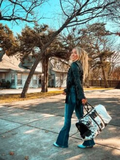 Leather Fringe Shirt -Women Fashion PhotoJan022025 13835PM