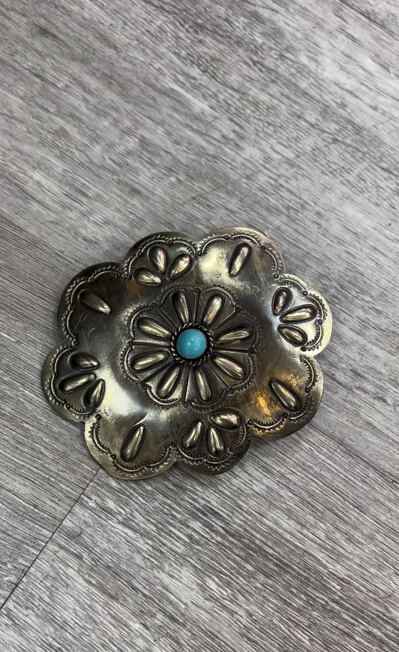 Scallop Flower Belt Buckle 3 Scallop Flower Belt Buckle