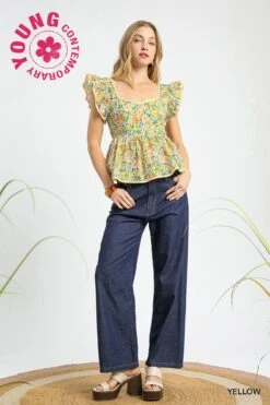 Ruffle Peplum Top 12 Ruffle Peplum Top -Women Fashion S5320 v1