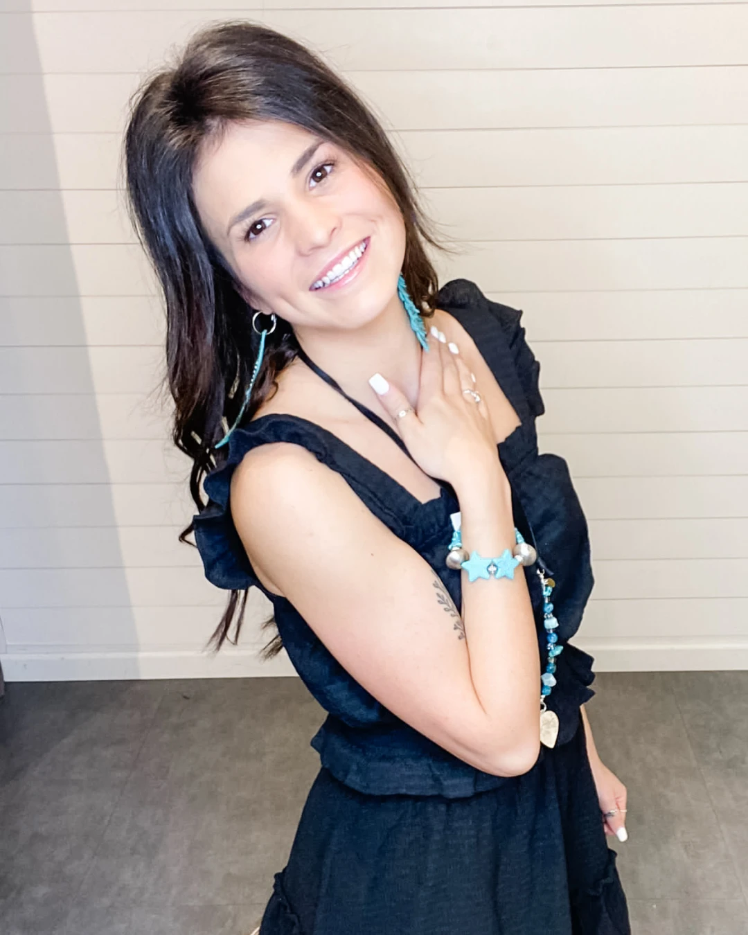 Turquoise Star Bracelet 4 Turquoise Star Bracelet - Image 2