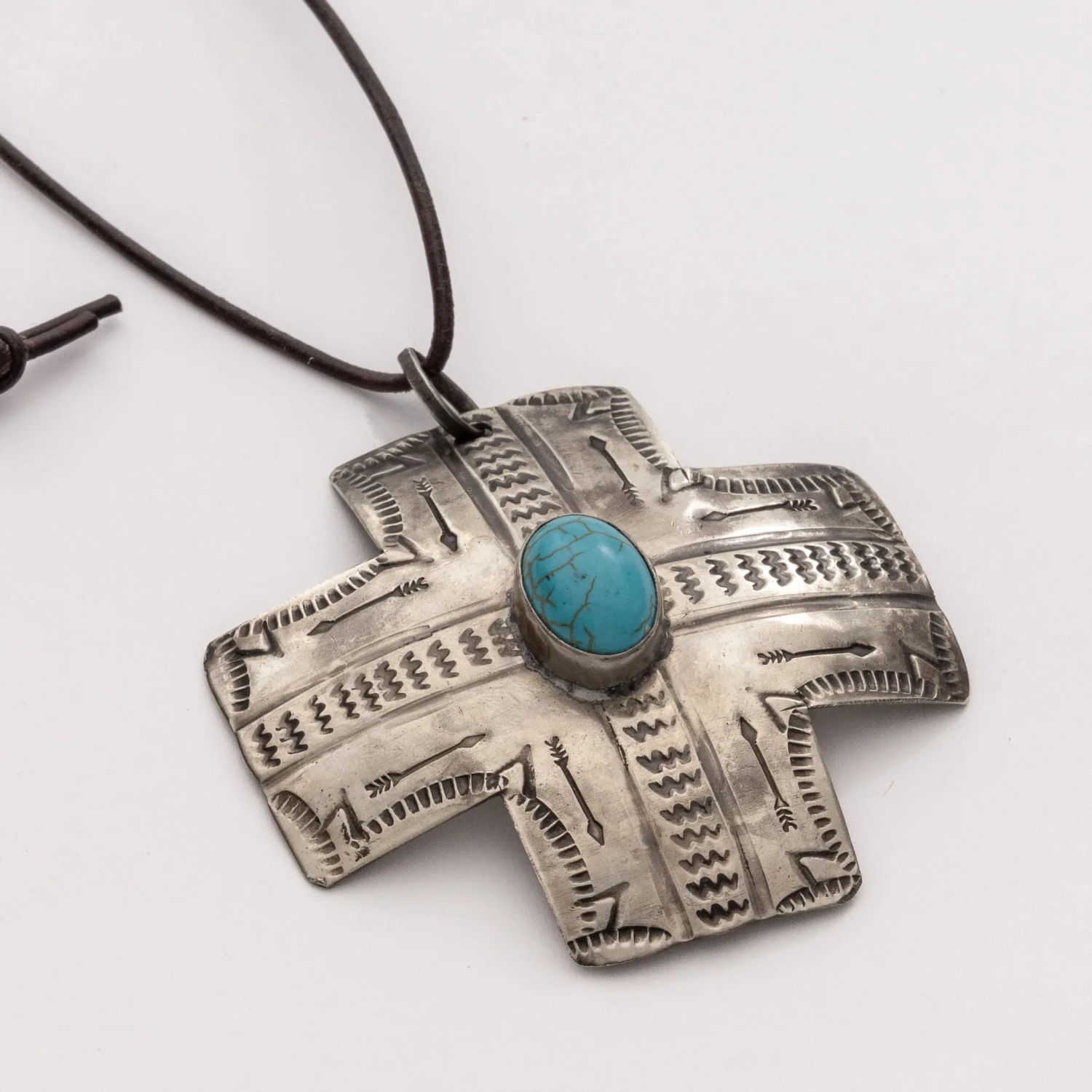 Cross Turquoise Pendant 3 Cross Turquoise Pendant