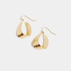 Flat Teardrop Earrings