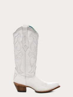 Corral Boots White Embroidery Boot