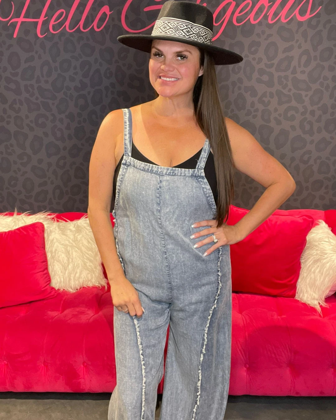 Washed Tie Dye Tencel Jumpsuit 4 Washed Tie Dye Tencel Jumpsuit - Image 2