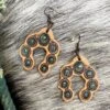 Sedona Naja Leather Earrings -Women Fashion aaa