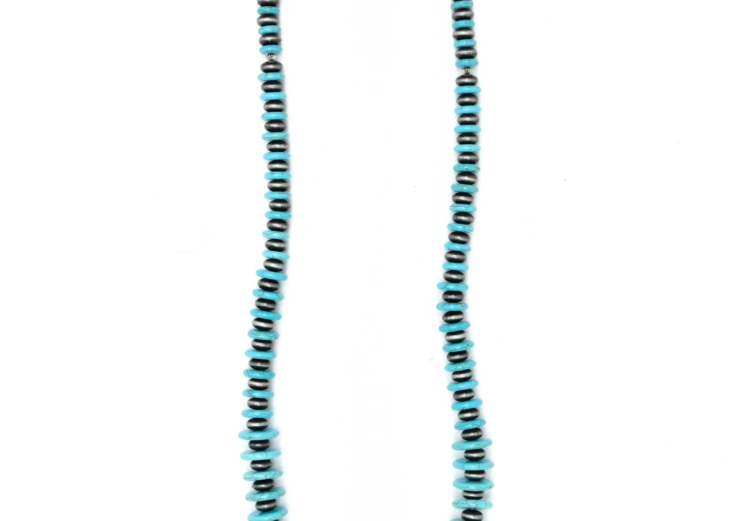 Faux Navajo Pearl Turquoise Necklace 4 Faux Navajo Pearl Turquoise Necklace - Image 2